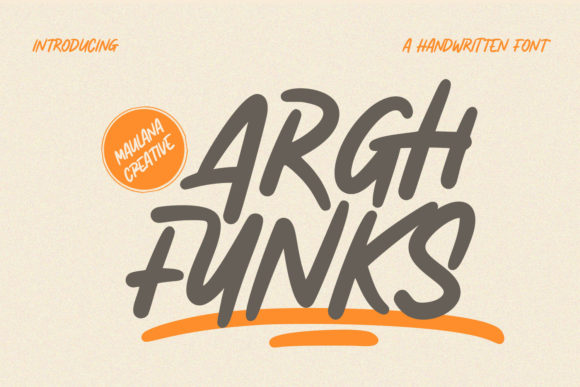 Arghfunks Font Review for Better Small Business Branding