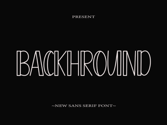 Background: A Casual Display Font for Modern Branding