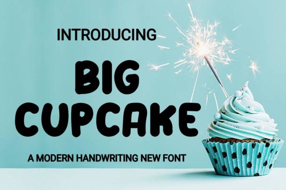Big Cupcake: A Premium Display Font for Marketing Impact