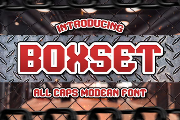Boxset: A Bold Font for Modern Craft Projects