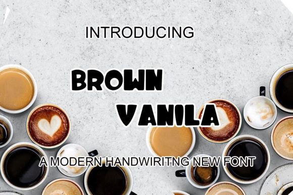 Brown Vanila: A Cute Display Font for Makers