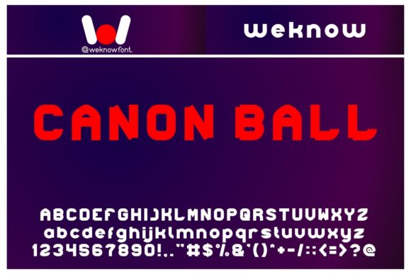 Canon Ball: The Editorial Designer's Display Font