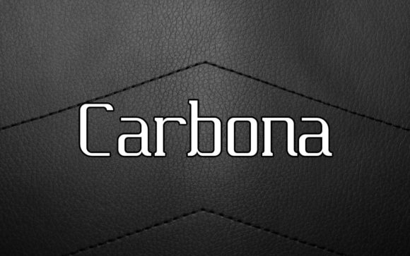Carbona: A Display Font for Creative Expression
