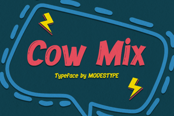 Cow Mix Font: A Display Typeface for Modern Marketers