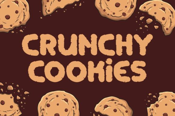 Crunchy Cookies: A Quirky Display Font for Editorial Projects