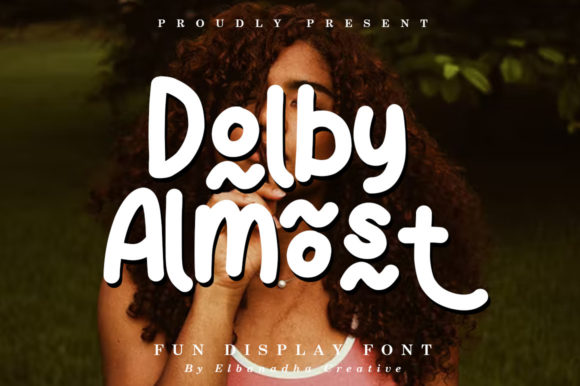 Dolby Almost Display Font for Handmade Sellers and Crafters