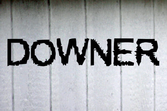 Downer: A Strange Bold Display Font for Handmade Sellers