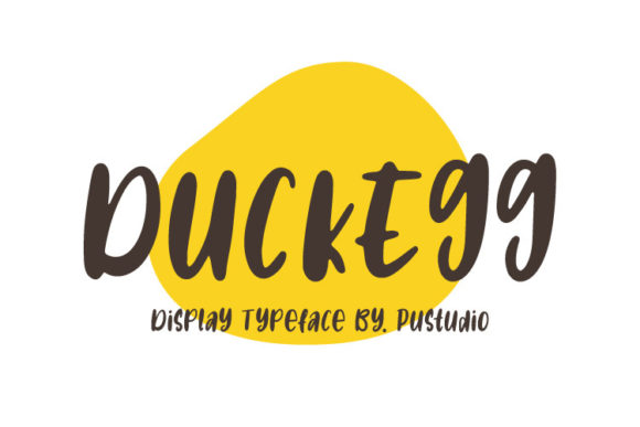 Duck Egg Font for Authentic and Cute Business Branding