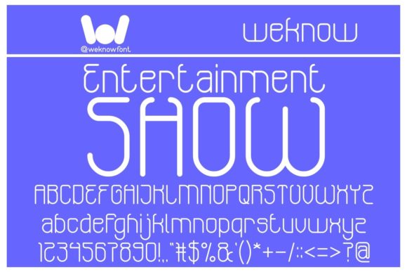 Entertainment Show Font for Standout Branding and Logo Design