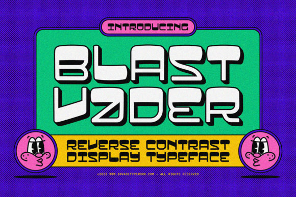 Exploring the Blastvader Font for Editorial Projects