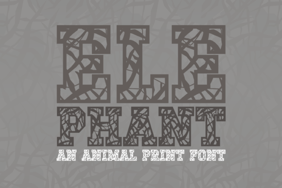 Finding Your Perfect Craft Font: The Elephant Typeface