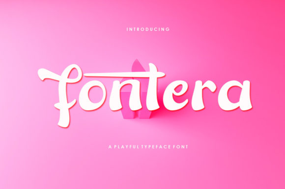 Fonsera: A Brushed Display Font for Confident Branding