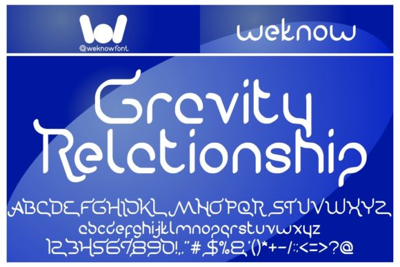 Gravity Relationship: A Display Font for Editorial Designers