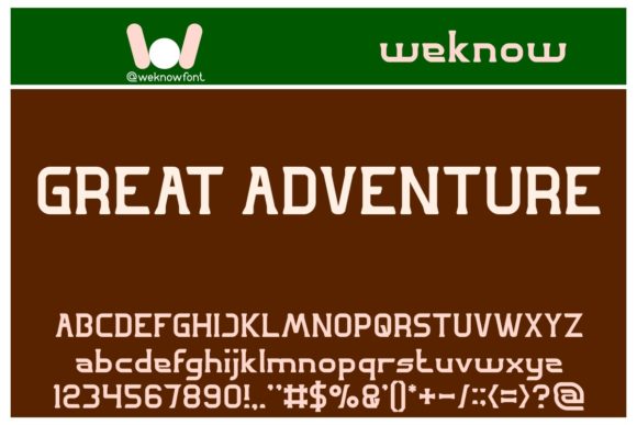Great Adventure Display Font: Retro Style for Modern Web Branding