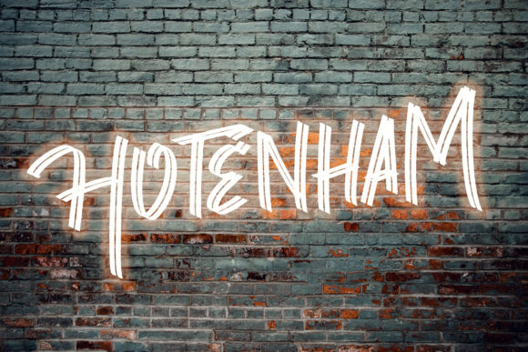 Hotenham: The Brushed Display Font for Elevated Projects