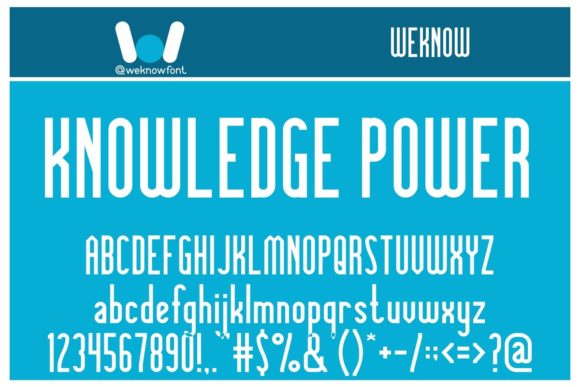 Knowledge Power: A Display Font Built for Bold Campaigns