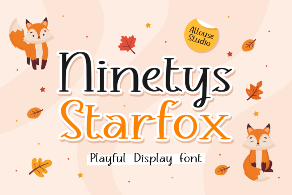 Ninetys Starfox: A Playful Display Font for Crafters and Product Creators