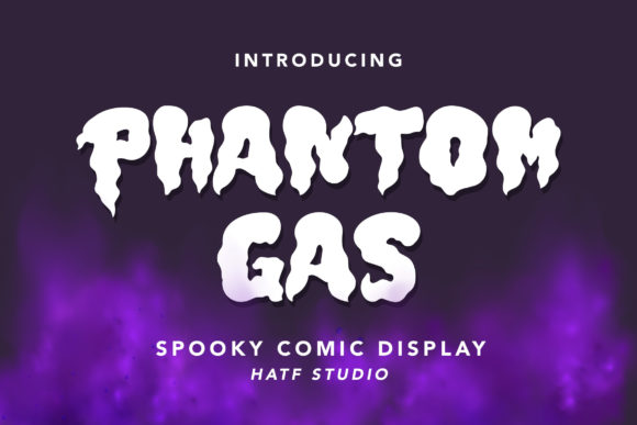 Phantom Gas: A Creepy Display Font for Halloween Web Design