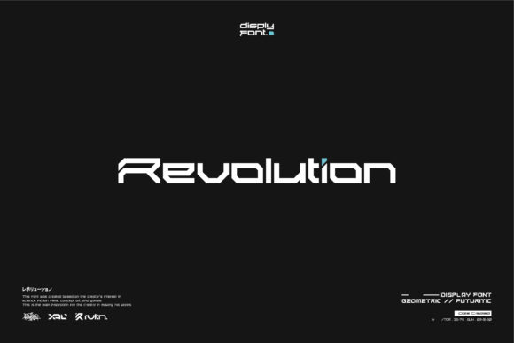 Revolution: A Futuristic Sans Serif Font for Digital Design