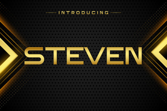 Steven Typeface: The Modern Display Font for Campaigns