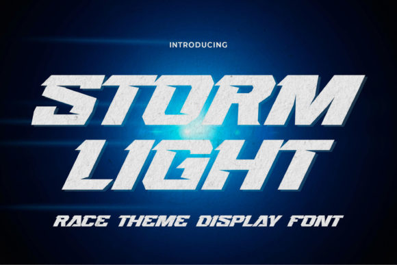 Storm Light Font: A Bold Display Typeface for Modern Branding