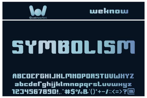 Symbolism Font: Elevate Your Brand with a Single Typeface
