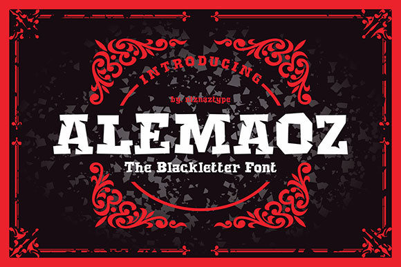 The Alemaoz Font for Editorial Design and Branding