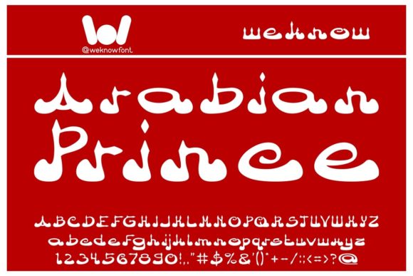 The Arabian Prince Font for Modern Branding Projects