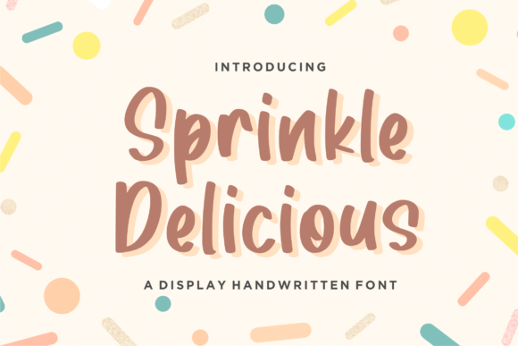 The Sprinkle Delicious Font for Creative Business Branding