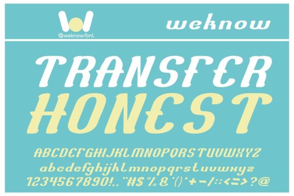 Using Transfer Honest Font for Authentic Branding Projects