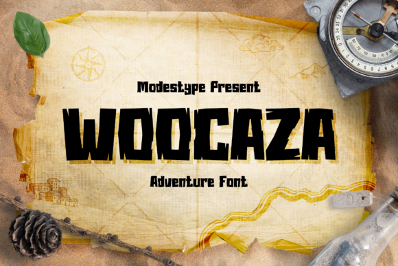 Woocaza: A Playful Display Font for Editorial Personality